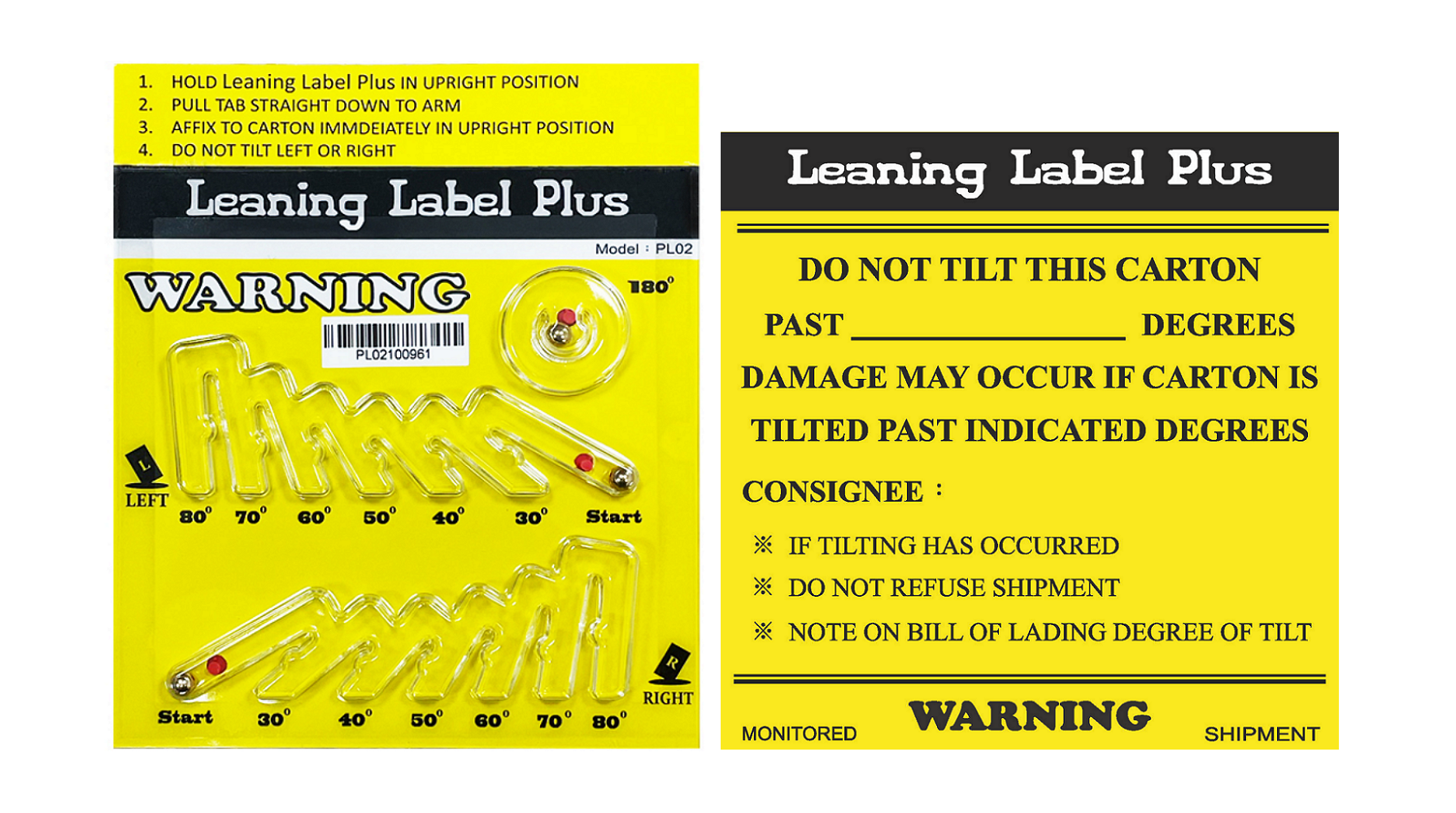 Leaning Label Plus Companion label